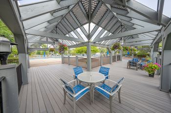 Resort-style sundeck